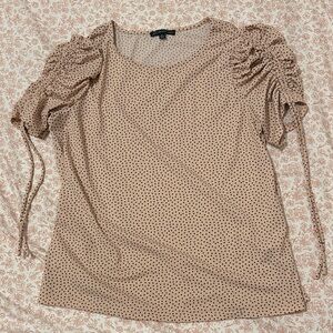 Adrianna Papell Polka Dot Blouse